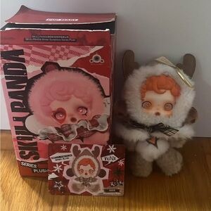 Plush Toy - Brown and White